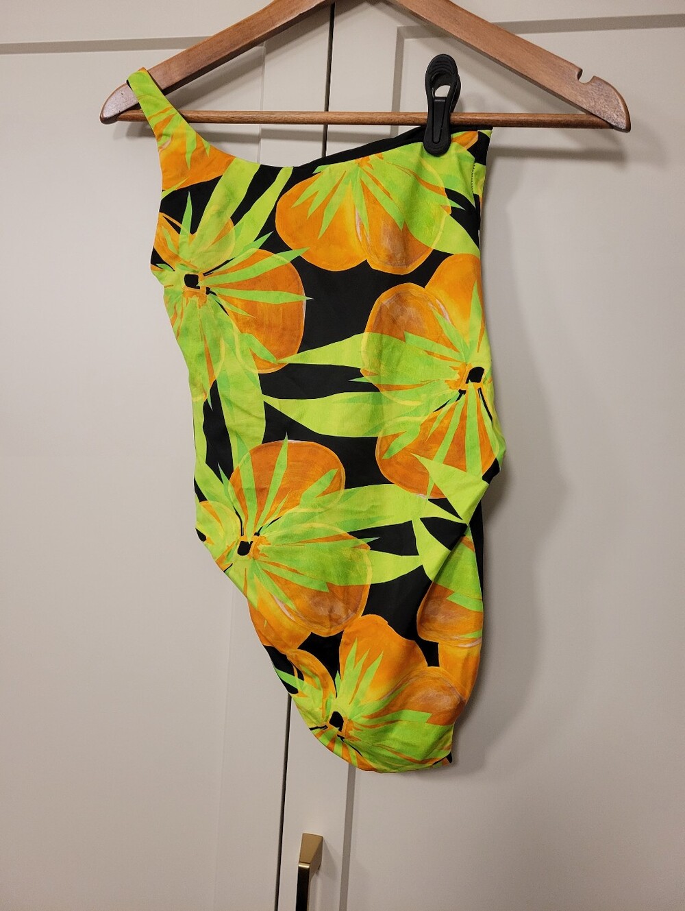 Louisa Ballou Sublime Flow One-Shoulder Floral Swimsuit size Small - Picture 5 of 10